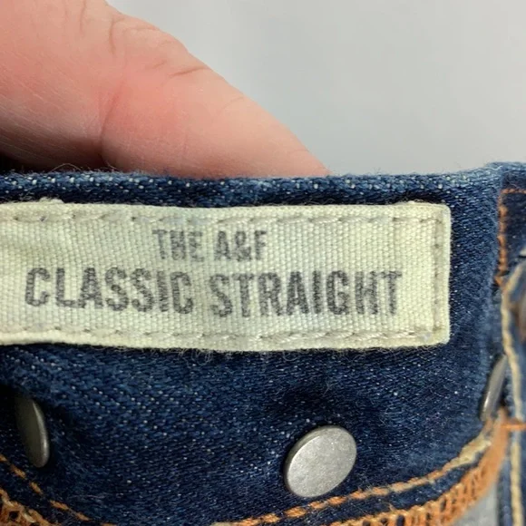 Jeans 30/30 Abercrombie and Finch Classic Straight Jeans 30x30 - Picture 8 of 11